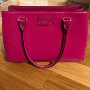 AUTHENTIC HOT PINK KATE SPADE PURSE